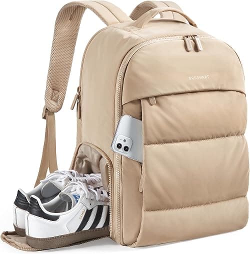 BAGSMART Travel Backpack for Women, Gym Backpack with Shoe Compartment على Amazon.ae - متتبع الأسعار