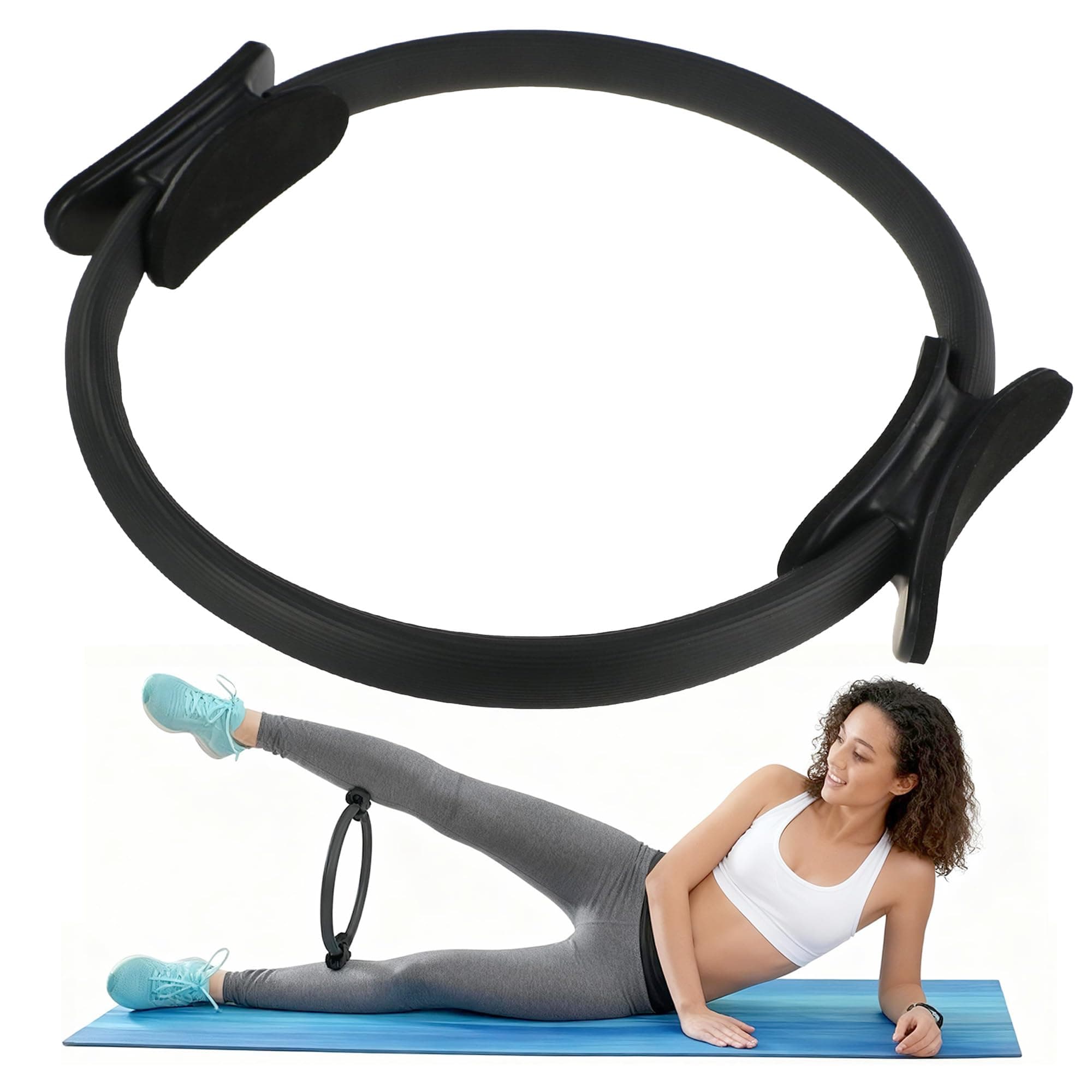 Velvaria Pilates Ring 38cm - Resistance Fitness Circle for Effective Leg Slimming | Home Exercise & Fitness Equipment for Yoga, Toning and Core Strength on Amazon.ae - Price Tracker