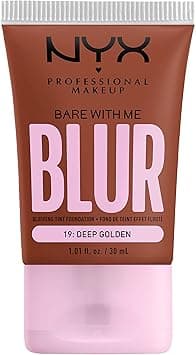 NYX PROFESSIONAL MAKEUP Bare With Me Blur Skin Tint Foundation Make Up with Matcha, Glycerin & Niacinamide - Deep Golden on Amazon.ae - Price Tracker