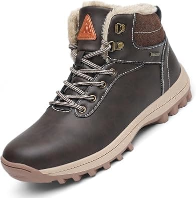 Mishansha Damen Herren Winterschuhe Warm Gefüttert Winterstiefel Wasserdicht Trekking Wanderschuhe Gr.36-48 on Amazon.ae - Price Tracker