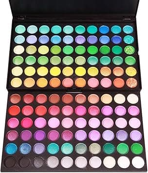 120 Colors Makeup Eyeshadow Palette Natural Nude Matte Shimmer Glitter Pigment Eye Shadow Pallet Waterproof Smokey Professional Cosmetic Beauty Kit Set on Amazon.ae - Price Tracker