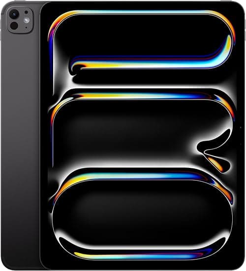 Apple iPad Pro 13-inch (M4): Ultra Retina XDR display, 1TB, Landscape 12MP Front Camera/12MP Back Camera, Wi-Fi 6E + 5G Cellular with eSIM, All-Day Battery Life, Standard glass - Space Black on Amazon.ae - Price Tracker
