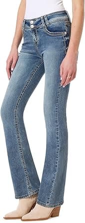 WallFlower Women's Junior Denim Luscious Curvy Bootcut Jean on Amazon.ae - Price Tracker