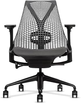Certified Refurbished Sayl Grey Chair | Frameless 3D Intelligent Back, Harmonic Tilt, PostureFit | Iconic Ergonomic Office Chair with Suspension Back for Dynamic Support, 12-Year Warranty على Amazon.ae - متتبع الأسعار