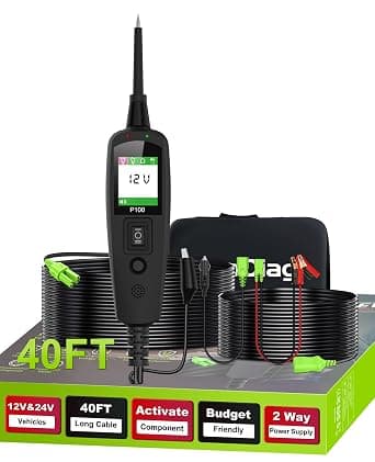 TopDiag P100 Automotive Circuit Tester 12V 24V Power Circuit Probe Tester, Car Electrical Test Tool Kit AC DC Digital Voltage Tester, Auto Diagnostic Kit for Vehicle Trailer Truck Motorcycle Boat on Amazon.ae - Price Tracker