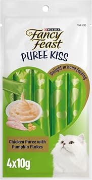 Purina Fancy Feast Puree Kiss Chicken Puree with Pumpkin Flakes, 40 gm on Amazon.ae - Price Tracker