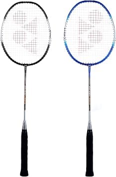 YONEX ZR 100 Light Aluminium Badminton Racquet with Full Cover (Black & Blue Made in India) Set of 2 on Amazon.ae - Price Tracker