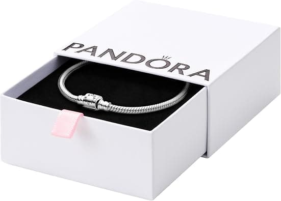 PANDORA Moments Barrel Clasp Snake Chain Charm Bracelet - متتبع أسعار Amazon.sa