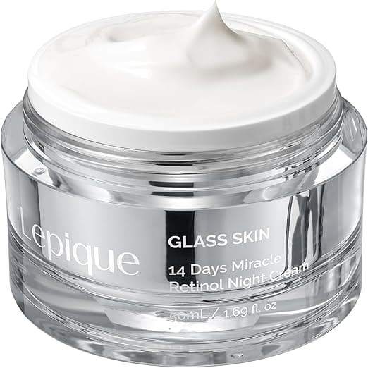 Lepique Retinol Night Cream 50ml - No.1 Korean Premium Overnight Repair Cream for Face and Neck - Collagen, Centella - Anti aging Skin Cream, Moisturizer Face Cream, (Unscented, with Spatula) on Amazon.ae - Price Tracker