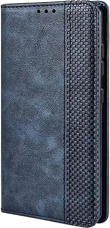 Case Compatible with Motorola Moto G77 5G, Wallet Case, Protective Leather Folio Case Cover for Motorola Moto G77 5G - Blue on Amazon.ae - Price Tracker