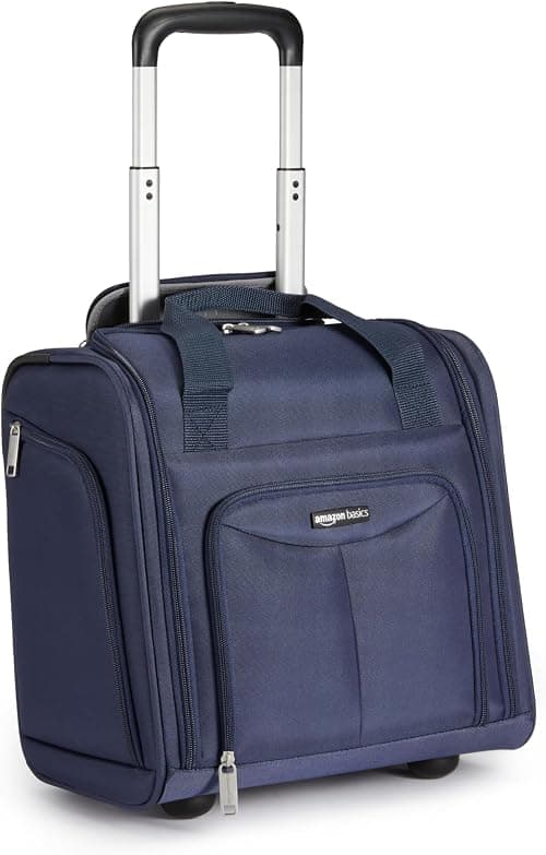 Amazon Basics Underseat Carry-On Rolling Travel Luggage Bag on Amazon.ae - Price Tracker