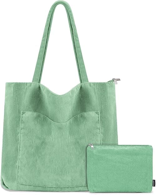 Tote Bag Women's Cord Shopper Bag Women's Large Shoulder Bag Handbag Women with Cosmetic Bags for Shopping Work Travel and School on Amazon.ae - Price Tracker