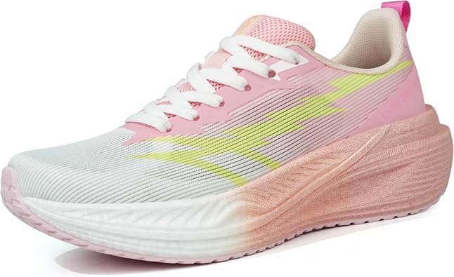 Hawkwell Women's Cloud Zero Active Walking Tennis Cushion Running Shoes Breathable Athletic Gym Workout Jogging Sports Sneakers Non Slip Medical Work Nursing Shoes على Amazon.ae - متتبع الأسعار