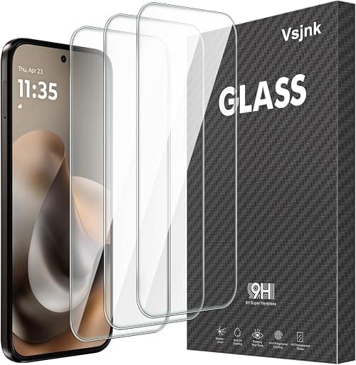 Screen Protector Compatible with Motorola Moto G77 5G/G67 with 3 Pieces Tempered Glass 9H Hardness Anti-Scratch Anti-Bubble HD Tempered Glass for Moto G77 5G on Amazon.ae - Price Tracker