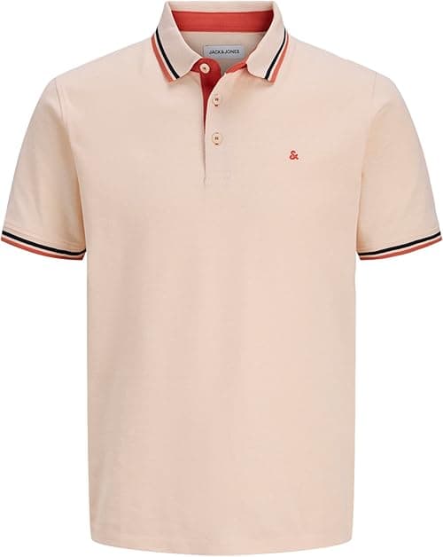 Jack & Jones Mens Jjebasic Plain Polo Shirt SS Noos Regular Fit Polo-Shirt (pack of 1) on Amazon.ae - Price Tracker