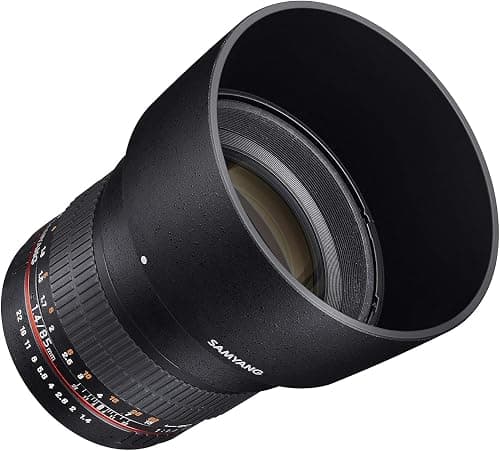 Samyang F1.4 Aspherical High Speed Lens For Sony E-Mount Cameras 85Mm Sy85M-E على Amazon.ae - متتبع الأسعار