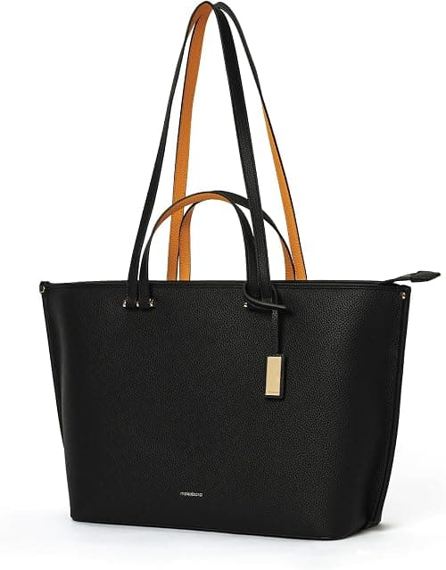 MOKOBARA The Belle Tote | Women Tote Bag For Office Use With Vegan Leather & Water Resistant Finish, Fits 16 inch Laptop, Multiple Compartments & Sturdy Base For Travel & Work on Amazon.ae - Price Tracker