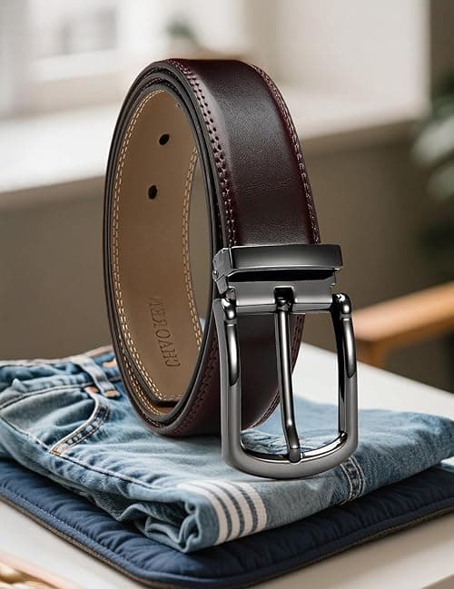Leather Belt Men - Perfect Companion to Mens Dress Shoes on Amazon.ae - Price Tracker