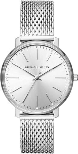 Michael Kors MK4595 - Pyper Three-Hand Stainless Steel Watch, Two-Tone Gold/Silver, One Size, MK4595 - Pyper Three-Hand Stainless Steel Watch - متتبع أسعار Amazon.sa