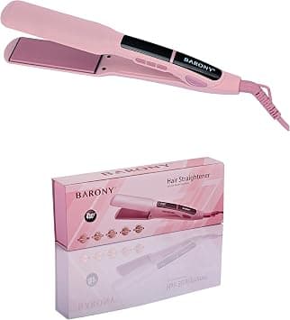 BARONY HS-030 Digital Display Ceramic Plates 480°F Hair Straightener, 35 mm Wide Plates, Pink - Amazon.sa Price Tracker