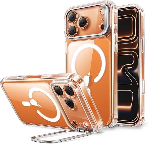 ESR for iPhone 17 Pro Max Case with Stand, Camera Control Cover Compatible with MagSafe, Military-Grade Drop Protection Magnetic Phone Case for iPhone 17 Pro Max, Scratch-Resistant Back Cover, Clear على Amazon.ae - متتبع الأسعار