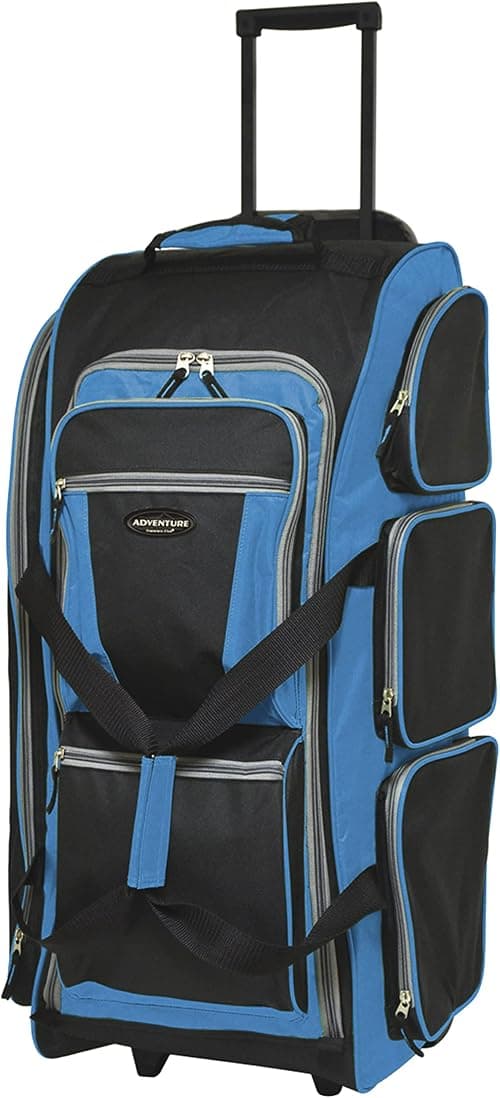 Travelers Club Xpedition 30 Inch Multi-Pocket Upright Rolling Duffel Bag on Amazon.ae - Price Tracker
