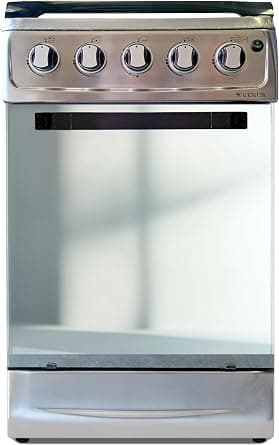 Venus Freestanding Cooker VC 5555 ESD 55CM 4 Gas Burner, Gas Oven, Automatic Ignition Stainless Steel with Mirror finish Oven door on Amazon.ae - Price Tracker