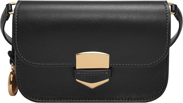 Fossil Women's Lennox Leather Large or Small Flap Crossbody Purse Handbag For Women on Amazon.ae - Price Tracker