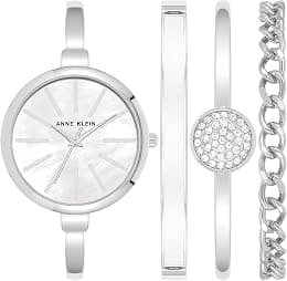 Anne Klein Women's Bangle Watch and Bracelet Set - Amazon.ae Price Tracker