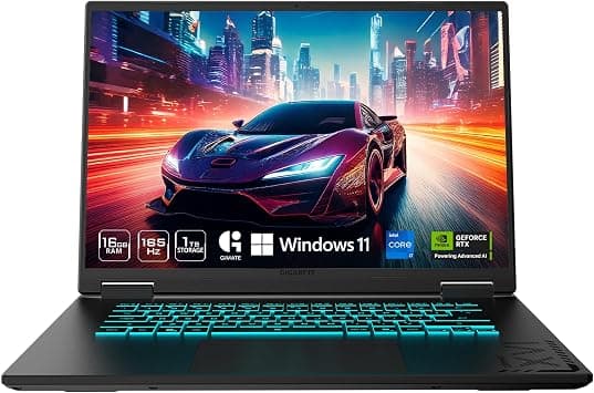 جهاز لابتوب ألعاب A16 CWHI3US864SH من جيجابايت على Amazon.sa - متتبع الأسعار