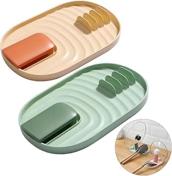 Pack of 2 Pot Lid Holders, Lid Holder Drawer, Pan Organiser, Pot Organiser, Pot Lid Storage with 4 Compartments, Lid Organiser Foxes, Pan Holder for Pot Lids, Spoons, Spatulas on Amazon.ae - Price Tracker