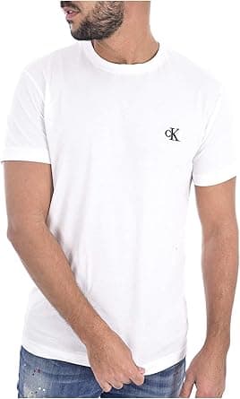 Calvin Klein Men's CK ESSENTIAL SLIM TEE S/S Knit Top (pack of 1) on Amazon.ae - Price Tracker