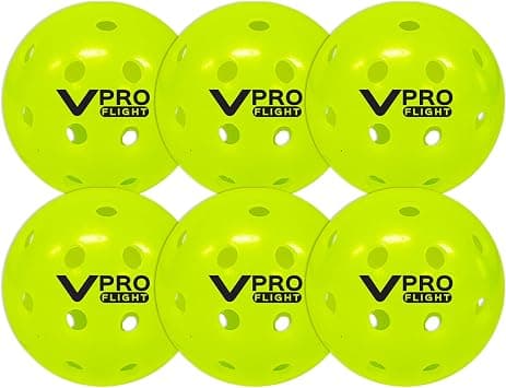 Vulcan | VPRO Flight Outdoor Pickleball | Official Ball of The PPA Tour | Hi-Vis Yellow | Multiple Count Options على Amazon.ae - متتبع الأسعار