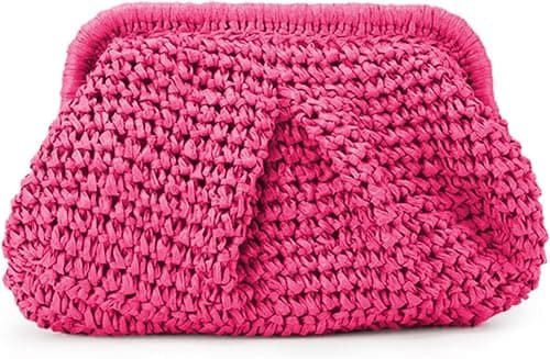 Emprier Straw Clutch Purse for Women Cloud Dumpling Pouch Straw Crossbody Shoulder Handbag Summer Beach Woven Bag on Amazon.ae - Price Tracker