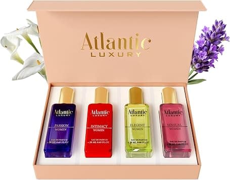 Atlantic Luxury Series Perfume Gift Set for Women – Pack of 4 Long Lasting Women Perfumes | Ideal Gifts for Women, Birthday, Anniversary & Valentine’s Day on Amazon - Best Deal Finder