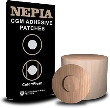 Nepia 30 Pcs Flesh CGM Sensor Patches | Waterproof Adhesive for Dexcom G7/Libre1 2 3/Enlite | 14 Days Long-Lasting Protection | Sweatproof Sensor Covers with Comfortable Fit for Active Lifestyle على Amazon.ae - متتبع الأسعار