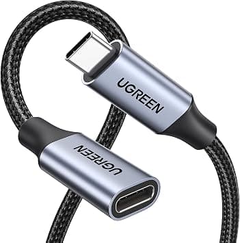 UGREEN USB C Extension Cable 1M, 100W 4K Type C Extension for laptops | Extend type-c port,10Gbps Date Tranfer USB 3.2 Gen2,100W Fast Charging,4K 60Hz HD Video,Premium nylon braided on Amazon.ae - Price Tracker