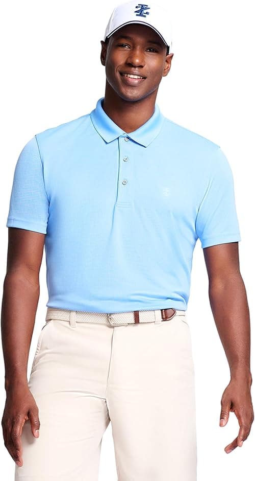IZOD Men's Performance Golf Grid Polo on Amazon.ae - Price Tracker