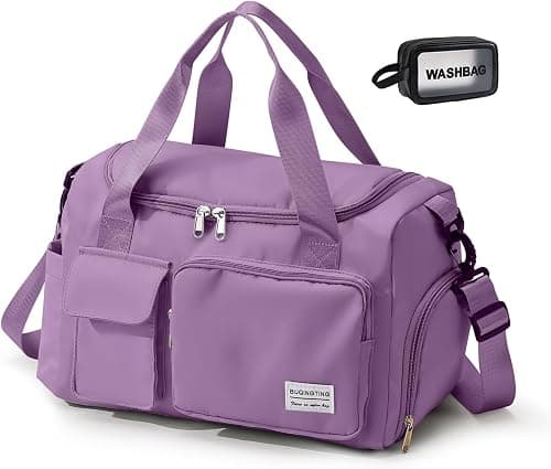 Women's Small Sports Duffel Bag Carry On Luggage Weekender Bag with Shoe Compartment on Amazon.sa - Price Tracker