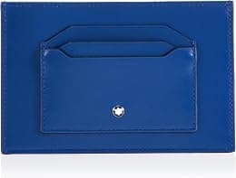 Montblanc Meisterstück Card Holder 6cc Blue Card Holder, Adults Unisex, Multicoloured (Multicoloured), One Size - Amazon.ae Price Tracker