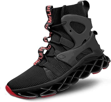 Hello MrLin Men's Running Shoes Non Slip Athletic Tennis Walking Blade Type Sneakers Hip on Amazon.ae - Price Tracker