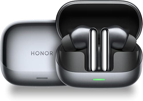 HONOR Earbuds 4 with AI Translation, 50dB Adaptive ANC, 46H Battery Life, Dual Drivers(11mm+6mm), 3-Mic AI Call Noise Reduction, IP54 Water Resistant, Starlit Black on Amazon - Best Deal Finder