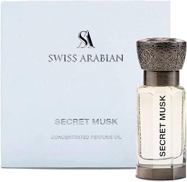 Swiss Arabian Secret Musk Concentrated Perfume Oil, 12ml, Premium Quality Perfume Oil, Unisex Fragrance, Floral, Musk, Luxurious Blend Perfume for Women and Men on Amazon - Best Deal Finder