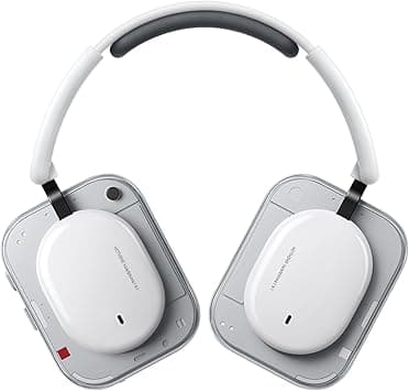 Nothing Headphone (a) Wireless Over Ear Headphones with Active Noise Cancelling, Up to 135 Hours of Battery Life, Hi-Res, LDAC, Tactile Controls - White على Amazon.ae - متتبع الأسعار