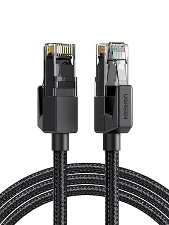 UGREEN Cat6 Ethernet Cable 5M Pure Copper Braid Cable 5Gbps LAN Wire RJ45 on Amazon.sa - Price Tracker