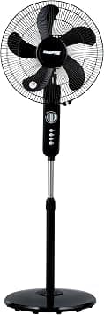 Geepas 16" Stand Fan, Wide Oscillation, 6PP Blades, GF9615 | Adjustable Height | 3 Speed Setting | Metal Safety Grill | Ideal for Home, Office, Restaurant, Etc على Amazon.ae - متتبع الأسعار