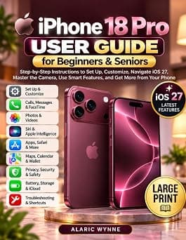 iPhone 18 Pro User Guide for Beginners & Seniors: Step-by-Step Instructions to Set Up, Customize, Navigate iOS 27, Master the Camera, Use Smart Features, and Get More from Your Phone على أمازون - دليلك لأفضل العروض