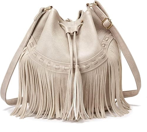 Gladdon Leather Bucket Bags for Women Crossbody Purses Ladies Shoulder Handbags on Amazon.ae - Price Tracker