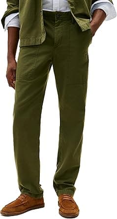 Tommy Hilfiger mens Casual Wrinkle Resistant Cotton Chino Pants in Regular Fit Casual Pants (pack of 1) on Amazon.ae - Price Tracker