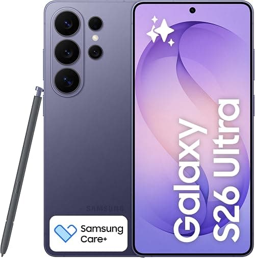 Samsung Galaxy S26 Ultra Cobalt Violet, 512GB Storage,AI Phone, 12GB RAM,Customized AP,Privacy Display, Photo Assist,5000mAh Battery, 1 Year Samsung Care+ Screen Damage (UAE Approved) on Amazon.ae - Price Tracker